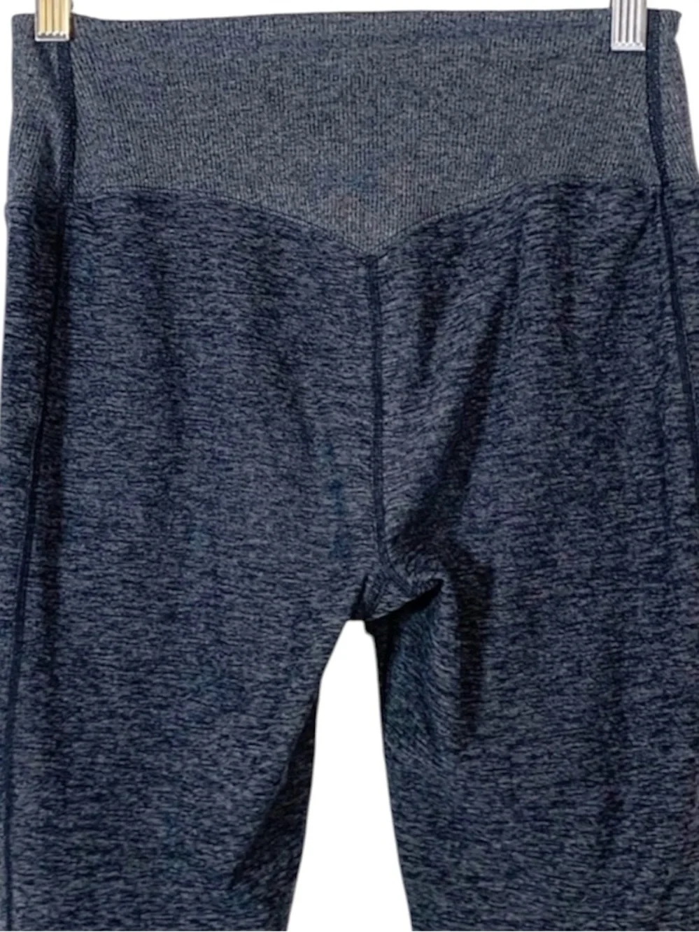 Alo Yoga Alosoft Lounge Leggings S Dark Heather Gray High Waist Ribbed